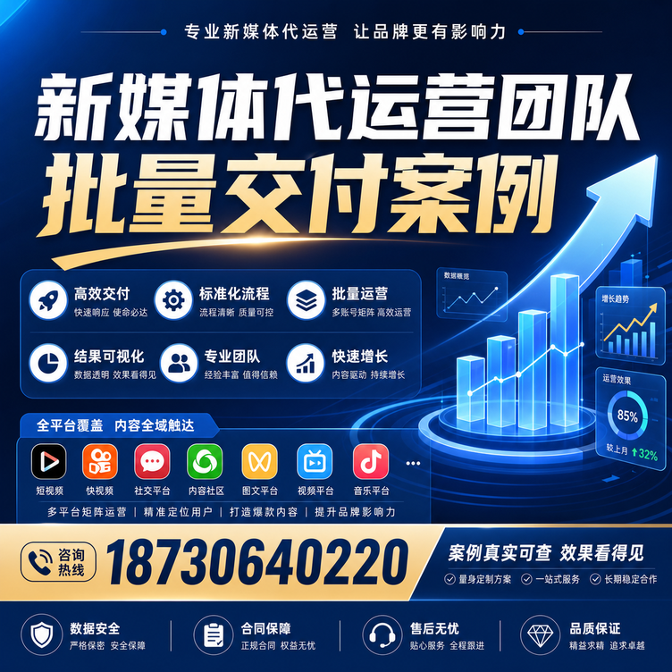 儋州代运营公司多客户账号批量高效交付案例